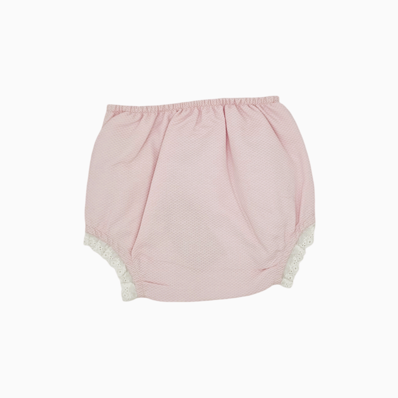 Cubrepañal rosa para bebé Chocolat Baby-detrás