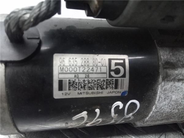 MOTOR ARRANQUE Citroen Xsara 1.6 HDI PICASSO (CH) 90CV (2005-2011) (66,2 KW) - 35587 / 9663528880