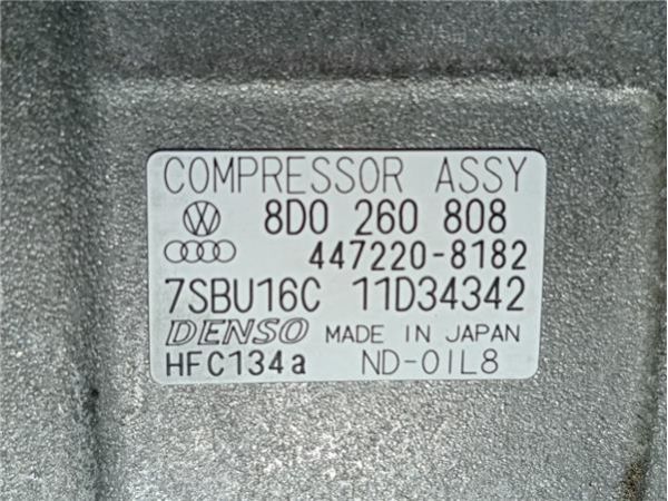 COMPRESOR AIRE ACOND. Volkswagen Passat Berlina (3B3)(2000-) 1.9 Trendline [1,9 Ltr. - 96 kW TDI] - 36794 / 8D0 260808, 