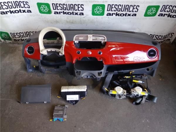 KIT AIRBAG Fiat 500 (150) Berlina (2007-) 1.2 Lounge [1,2 Ltr. - 51 kW CAT] - 39872 / 34019804,34019804,608829200a,51918
