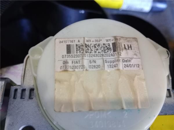 KIT AIRBAG Fiat 500 (150) Berlina (2007-) 1.2 Lounge [1,2 Ltr. - 51 kW CAT] - 39872 / 34019804,34019804,608829200a,51918 2
