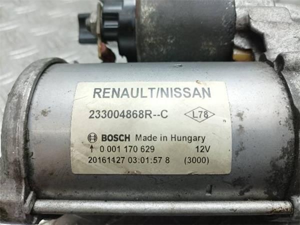 MOTOR ARRANQUE Nissan Pulsar 1.5 DCI (C13) (2014 - 2018) (81 KW) - 15530 / K9K