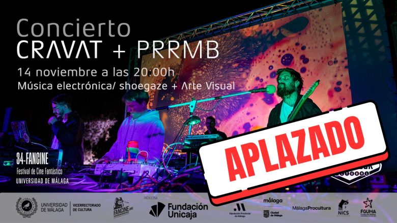 APLAZAMIENTO DEL CONCIERTO DE CRAVAT + PRRMB EN EL CONTENEDOR CULTURAL