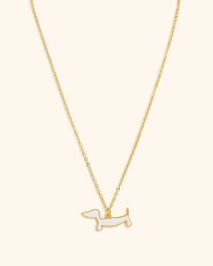 Collar Acero Teckel Esmaltado