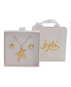 Conjunto Estrella MG Collar+Pendiente