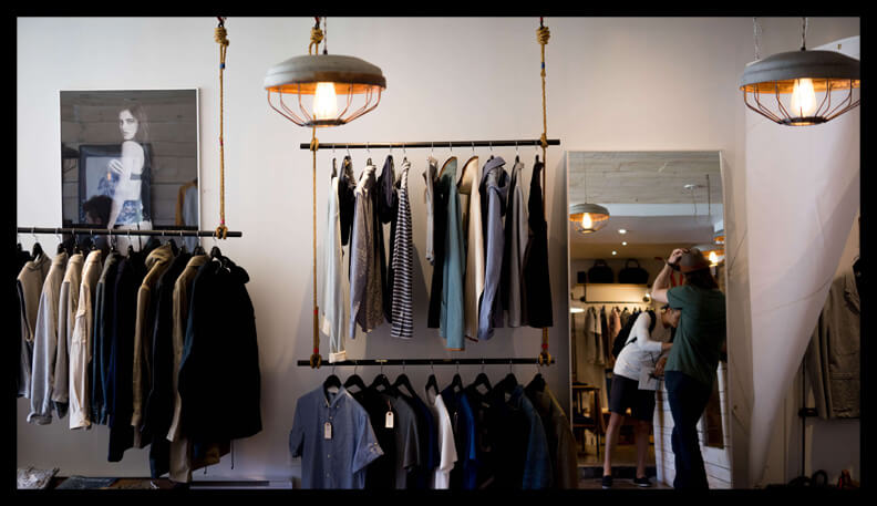 aromas personalizados en tienda de ropa