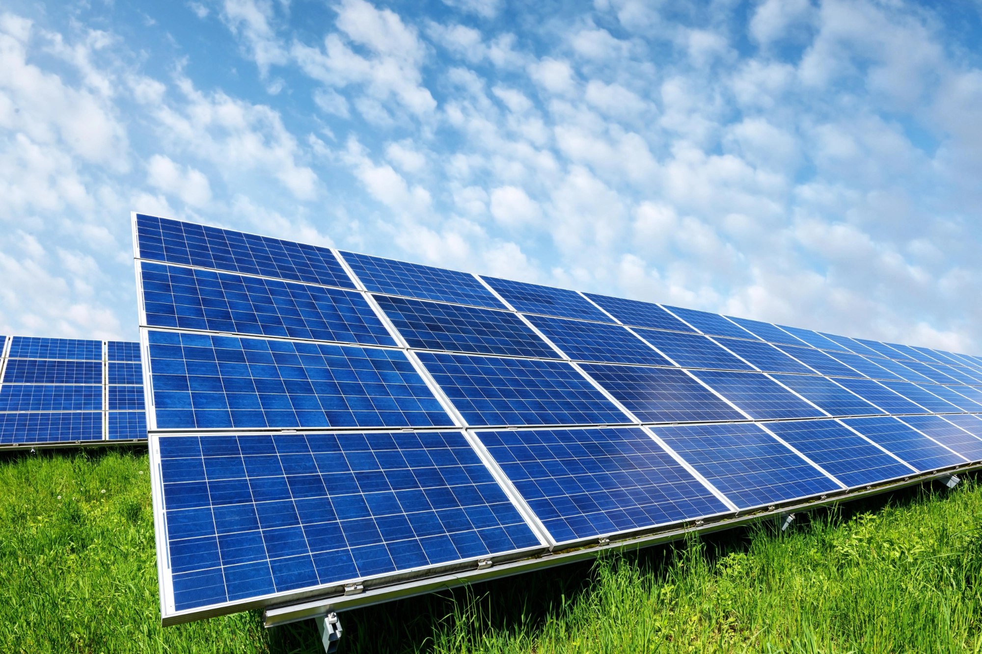 Foto de paneles solares