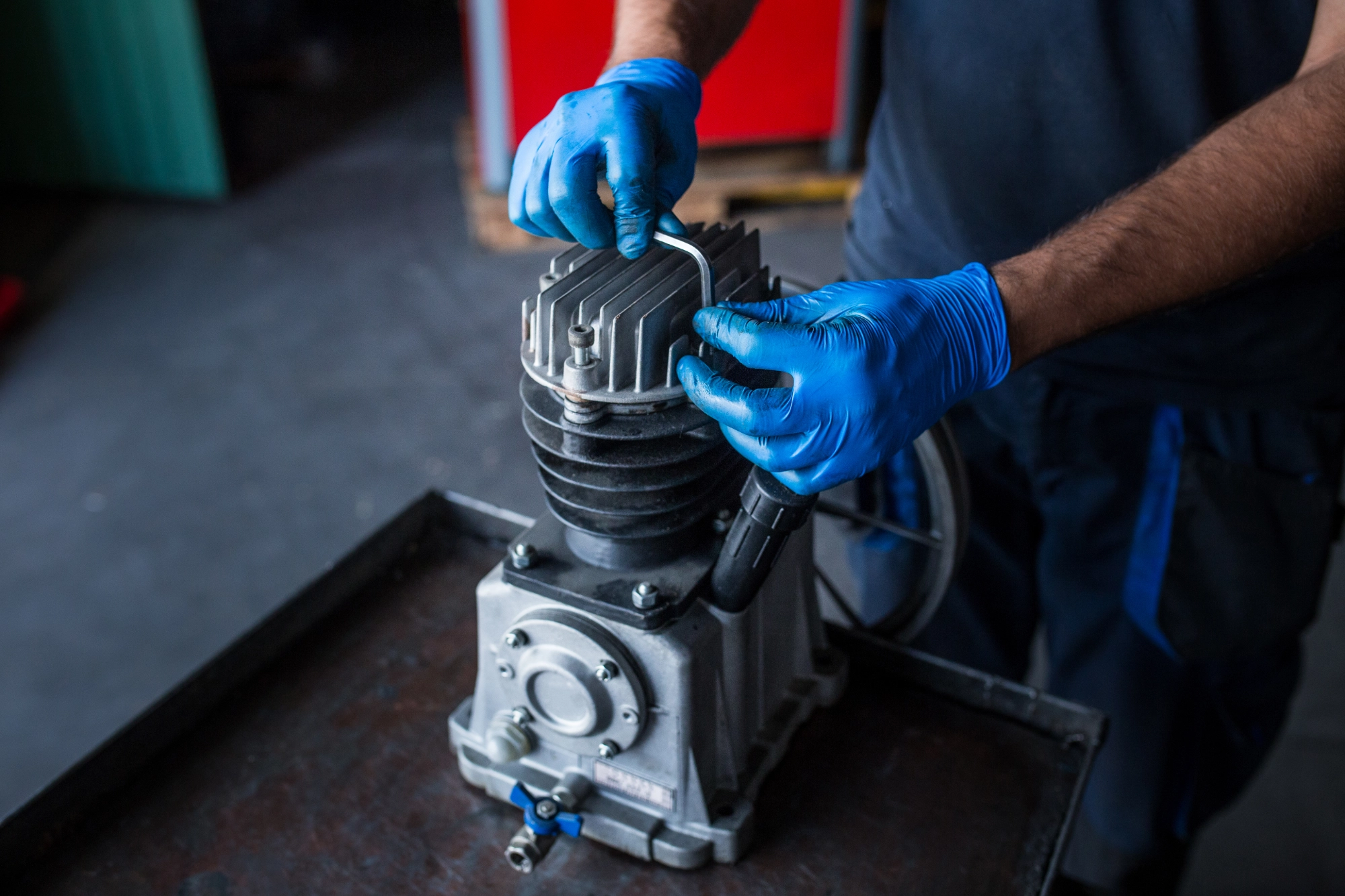 Mantenimiento de sistemas de aire comprimido