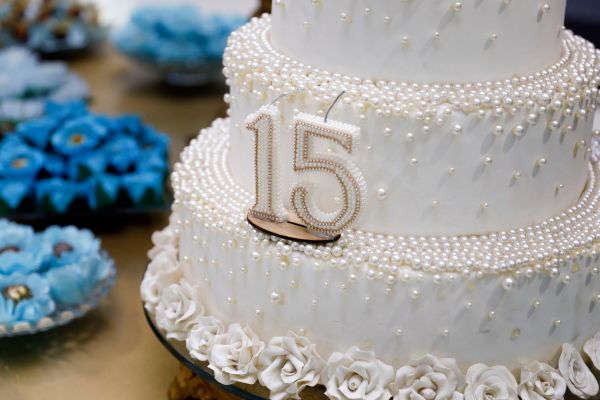 Tarta para fiesta de 15 años