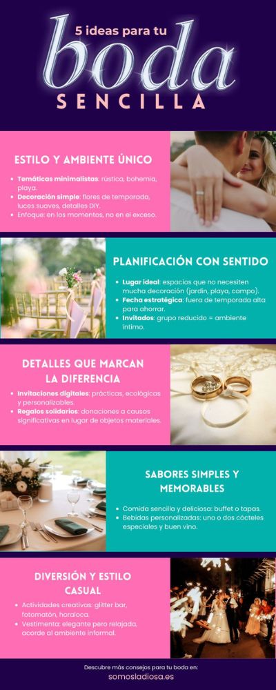 Cómo hacer una boda sencilla