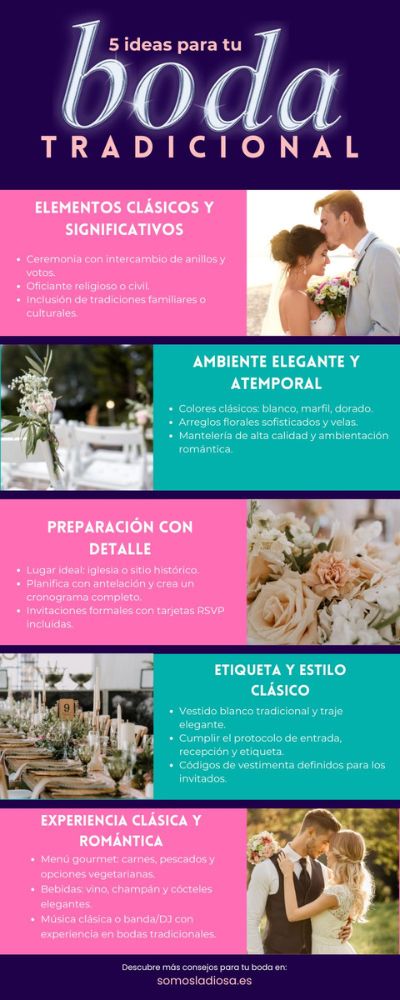 Cómo hacer una boda tradicional