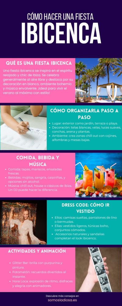 Cómo hacer una fiesta ibicenca
