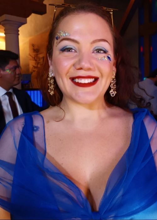 maquillaje invitada boda glitter bar