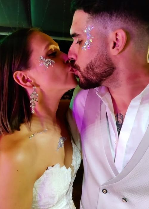 Novios con glitter