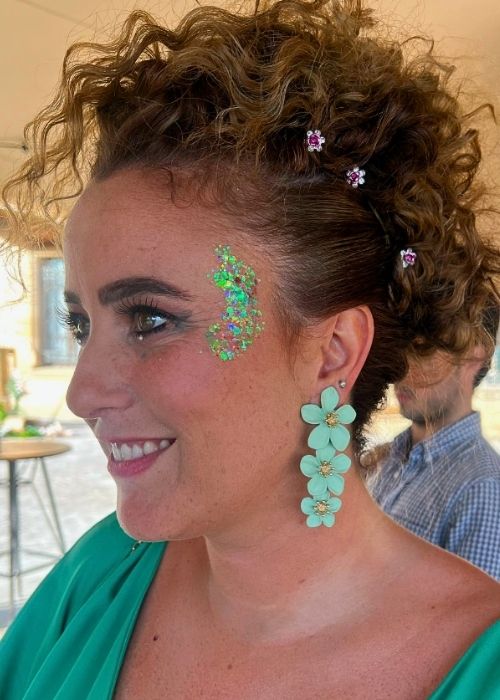 Glitter bar para invitada boda