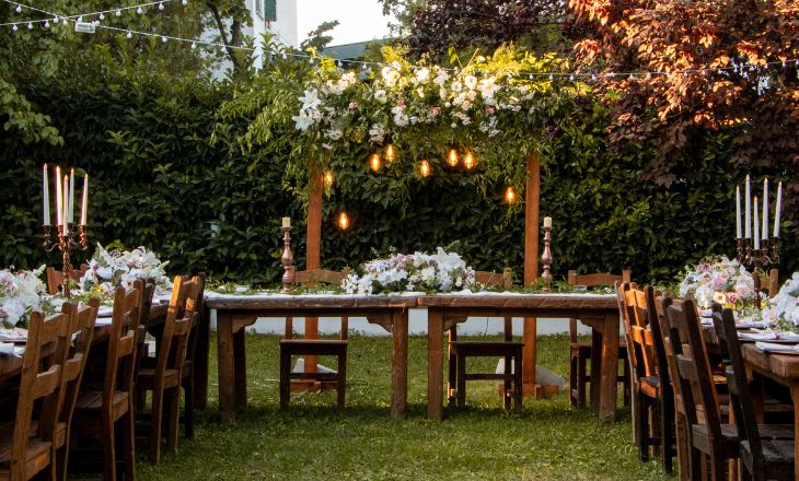 cómo celebrar una boda en el jardín