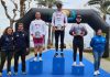 Jacob Sánchez e Indre Barkute vencedores del Duatló Santa Eulària 2026 Podio masculino con Jacob Sánchez como vencedor del Duatló Santa Eulària 2026.