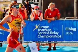 Ana Carballo en el Campeonato de Europa de relevo mixto