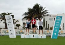 Østergaard y Kortekaas ganan la 4 Stage MTB Race Lanzarote Club La Santa 2026 podio 4 Stage MTB Race 2026