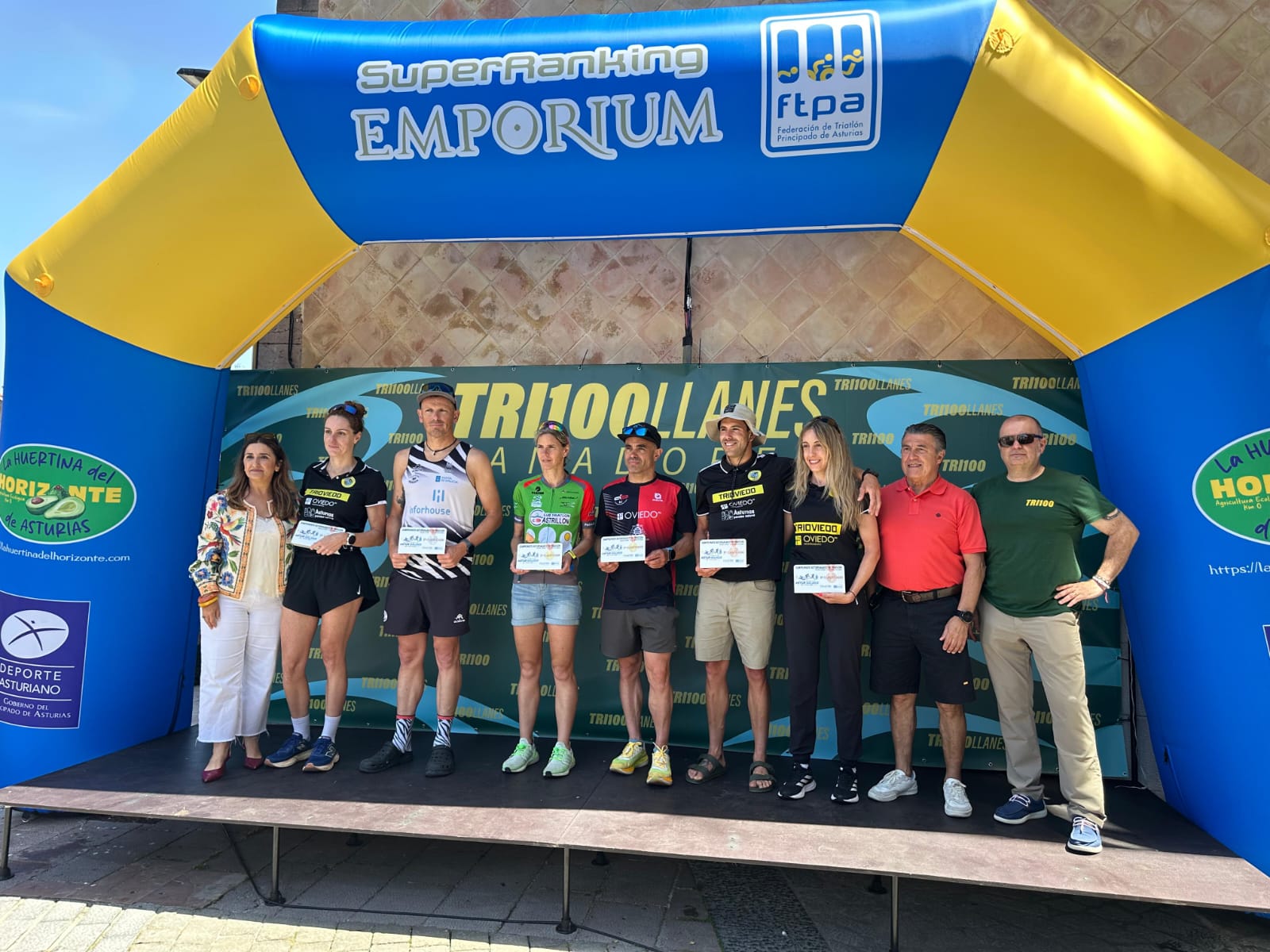 Pódium Campeonato Astur Galaico.