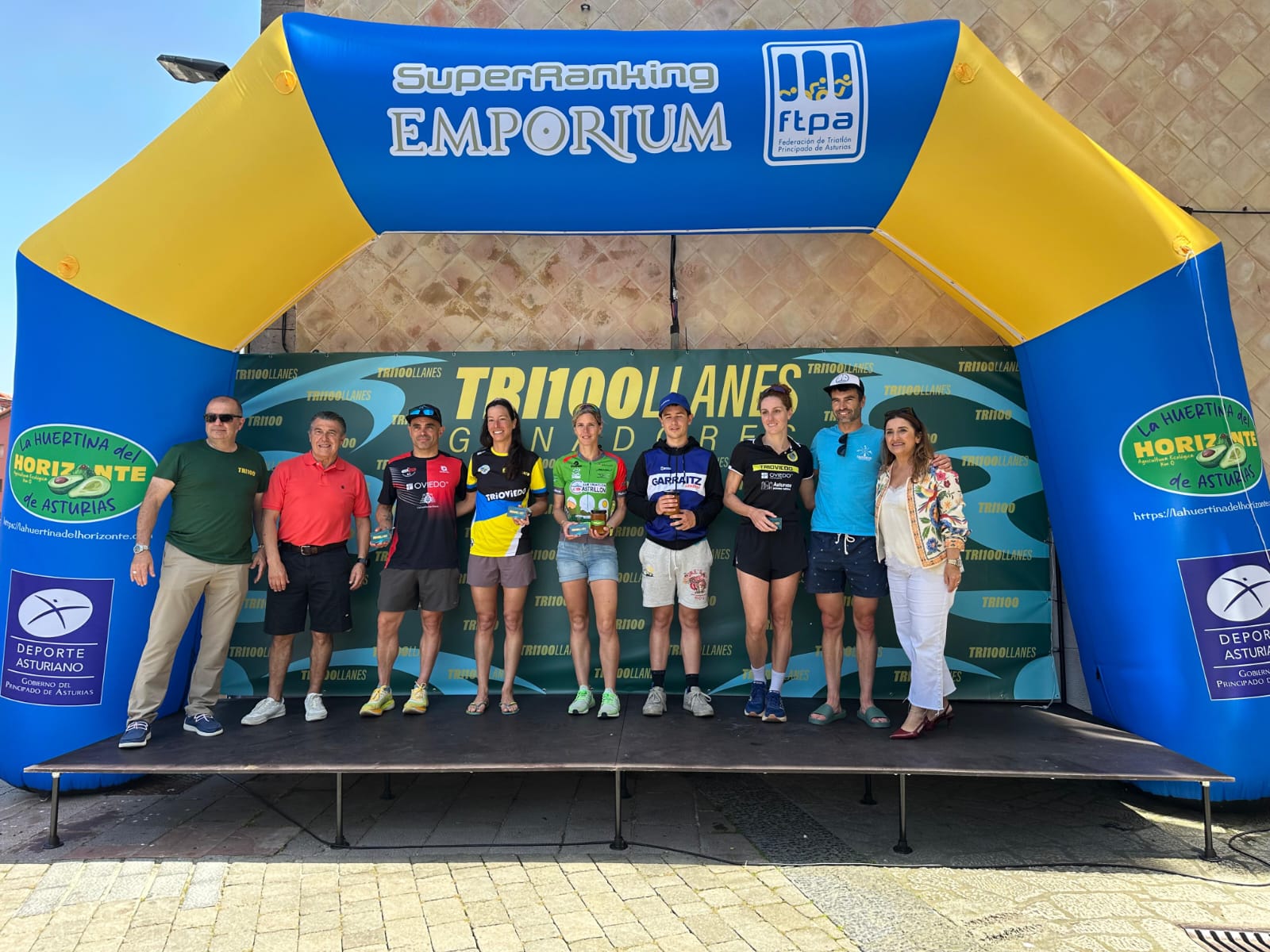 Pódium General Tri100 Llanes.
