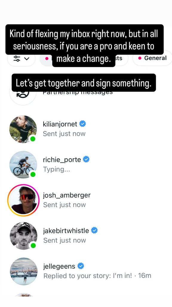 Sam Laidlow TUE's mensajes de otros deportistas.