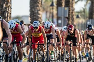 Eloy Canales en el segmento ciclista