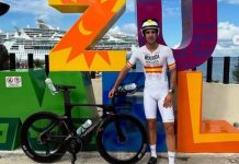 TOP 10 y sub 8h de Diego Mentrida en Ironman Cozumel con una triarmada española dando la cara.