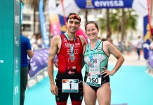Igor Bellido y Noelia Juan vencen en la segunda edición del Ibiza Sprint Triathlon