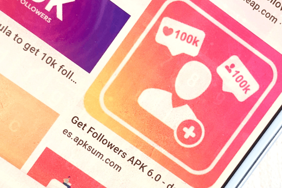 Imagen de compra de seguidores para redes sociales