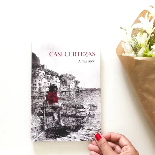 Cubierta del libro de relatos Casi certezas de la escritora zaragozana Almu Bree