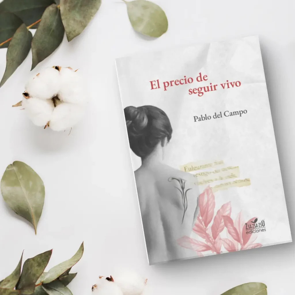 Poemario El precio de seguir vivo de Pablo del Campo editado por Zsa Zsa Zsú Ediciones